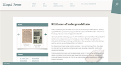 Desktop Screenshot of illegalpresse.dk